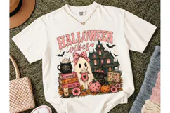 Halloween Vibes Ghost PNG Sublimation Te Product Image 2