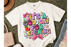Good Day For Learning PNG Teacher Tee Product Image 2