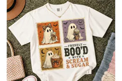 Freshly Bood Halloween Ghost PNG Tee Product Image 2