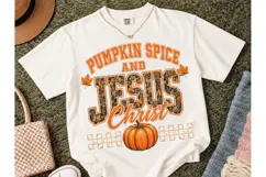 Pumpkin Spice Jesus Christ PNG Shirt Product Image 2