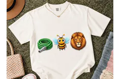 Hose Bee Lion Funny Rebus PNG Tee Design Product Image 2