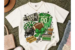 Game Day Football PNG Sublimation Tee Product Image 2