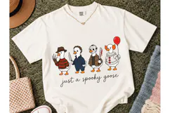 Spooky Goose Horror Halloween PNG Tee Product Image 2