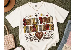 Small Town Friday Nights PNG Football Te Product Image 2