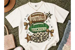 Football Touchdown Game Day PNG Shirt Product Image 2