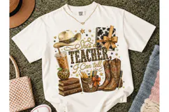 She's a Teacher I Can Tell PNG Tee Product Image 2