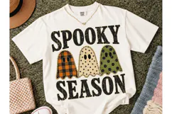 Spooky Season Ghost Halloween PNG Tee Product Image 2