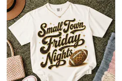Small Town Friday Nights PNG Shirt Product Image 2