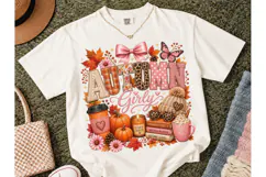 Autumn Girly Fall PNG Sublimation Design Product Image 2