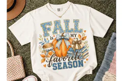 Fall Is My Favorite Season PNG Tee Product Image 2