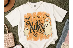 Halloween Nurse Ghost PNG Sublimation Te Product Image 2