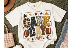 Game Day Football PNG Sublimation Tee Product Image 2