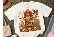 Hello Fall Highland Cow PNG Sublimation-Hello Fall Highland Product Image 2