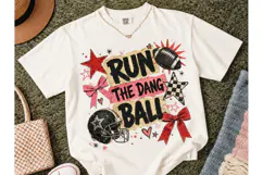 Run The Dang Ball Football PNG Tee Product Image 2