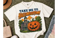 Take Me To Halloweentown PNG Tee Product Image 2