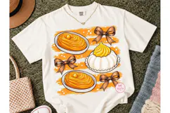 Thai Dessert Bows PNG Sublimation Tee Product Image 2