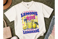 Life Gave Me Lemons Jesus PNG Tee Product Image 2