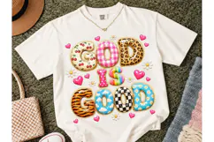 God Is Good PNG Christian Tee Design Product Image 2