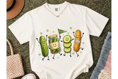 Pickle Lover Fun Characters PNG Shirt Product Image 2