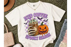 Iced Coffee Spooky Season Halloween PNG Product Image 2