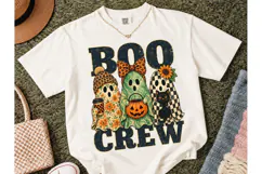 Boo Crew Halloween Ghost PNG Shirt Product Image 2
