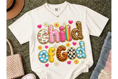 Child of God PNG Sublimation Tee Design Product Image 1