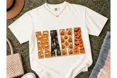 Halloween Mama PNG Sublimation Shirt Des Product Image 2