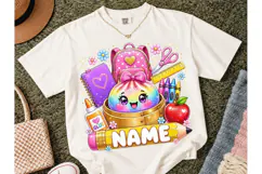Cute Dim Sum School Supply PNG Design Product Image 2