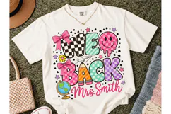 We Go Back Teacher PNG Sublimation Tee Product Image 2