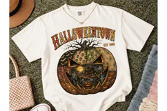 Halloweentown 1998 Pumpkin PNG Tee Product Image 2