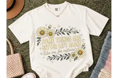 Better Left Alone Daisy Floral PNG Tee Product Image 2