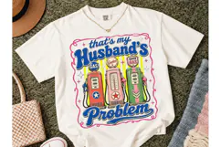 That's My Husband's Gas Problem PNG Tee Product Image 2