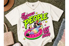 My Tolerance For People PNG Zebra Tee-My Tolerance For Peopl Product Image 2