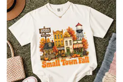 Small Town Fall Nashville PNG Shirt Desi Product Image 2