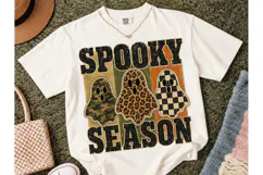 Spooky Season Ghost PNG Sublimation Tee Product Image 2