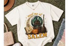 Meet Me At Salem Halloween PNG Tee Product Image 2