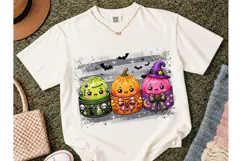 Halloween Kawaii Pumpkin PNG Tee Design Product Image 2