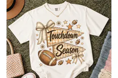 Touchdown Season Football PNG Tee Design Product Image 2
