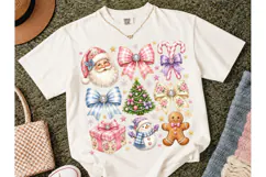Coquette Christmas PNG Sublimation Desig Product Image 1
