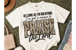 Praise The Lord Christian PNG Shirt Product Image 1