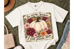 In Every Season Praise Him Fall PNG Product Image 2