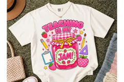 Teaching Is My Jam PNG Shirt Design Product Image 2