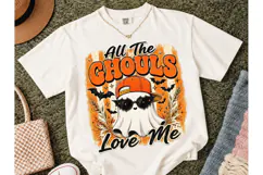 All The Ghouls Love Me Halloween PNG Product Image 2