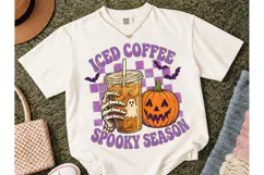 Iced Coffee Spooky Season Halloween PNG Product Image 2
