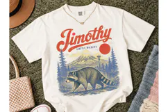Timothy Seattle Wildlife Raccoon PNG Tee Product Image 2