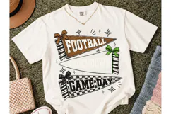 Football Game Day Pennant PNG Sublimatio Product Image 1