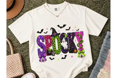 Spooky Halloween PNG Sublimation Tee Des Product Image 2