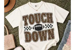Touchdown Leopard Football PNG Sublimati Product Image 2
