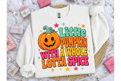 Little Pumpkin Lotta Spice PNG Tee Product Image 1