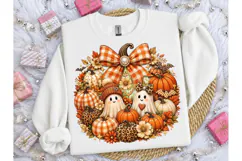 Halloween Ghost Pumpkin PNG Sublimation Product Image 2